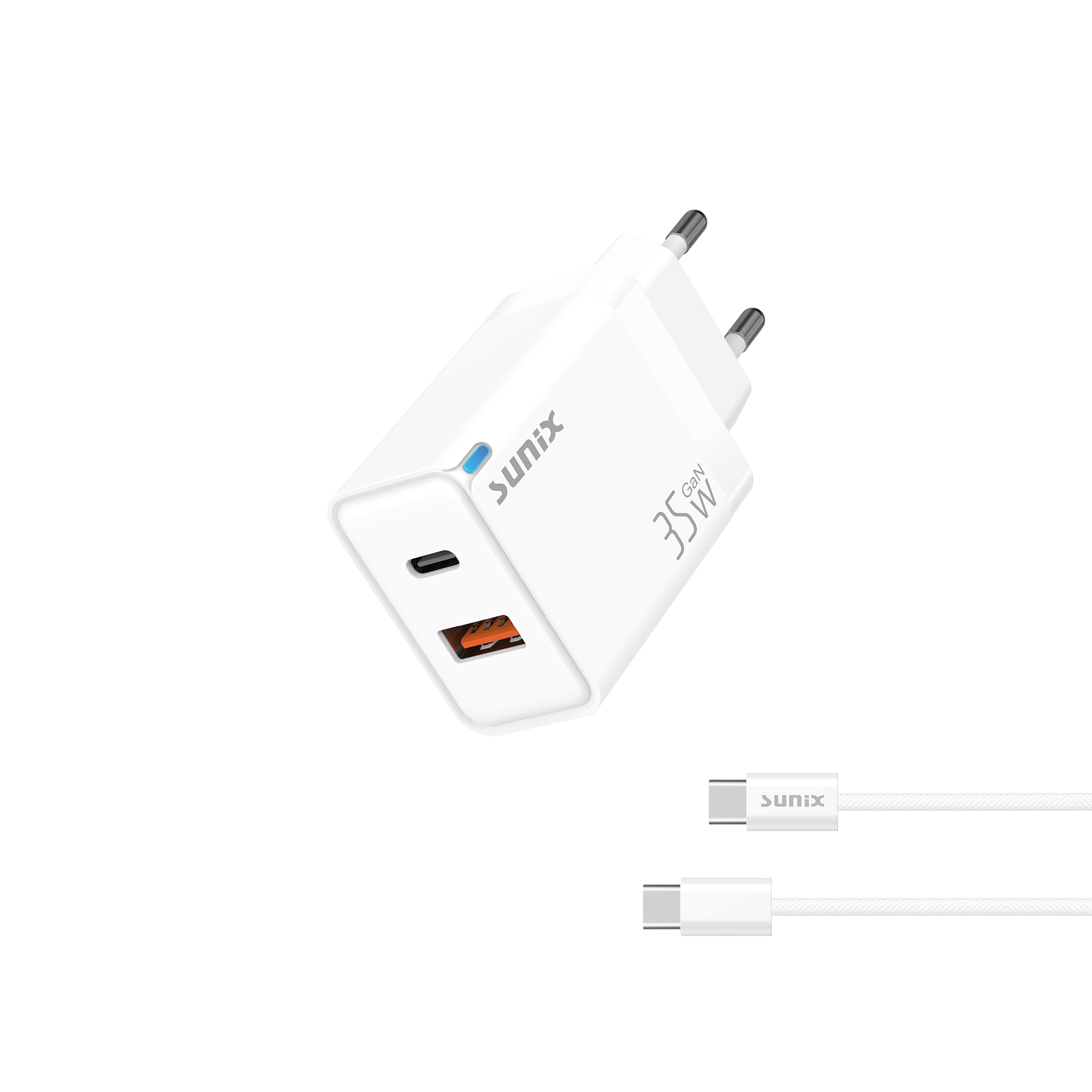 UP-350 TYPE-C TO TYPE-C SET ŞARJ 35W