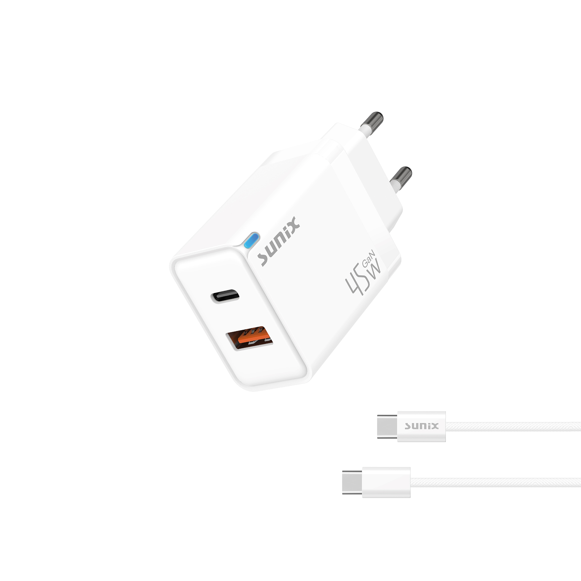 UP-400 TYPE-C TO TYPE-C SET ŞARJ  45W